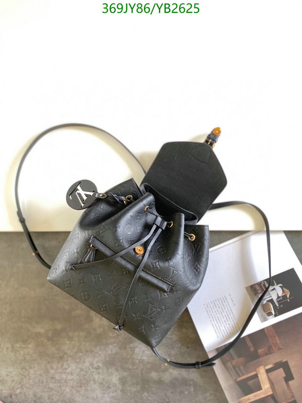 LV Bags-(Mirror)-Backpack-,Code: YB2625,$: 369USD