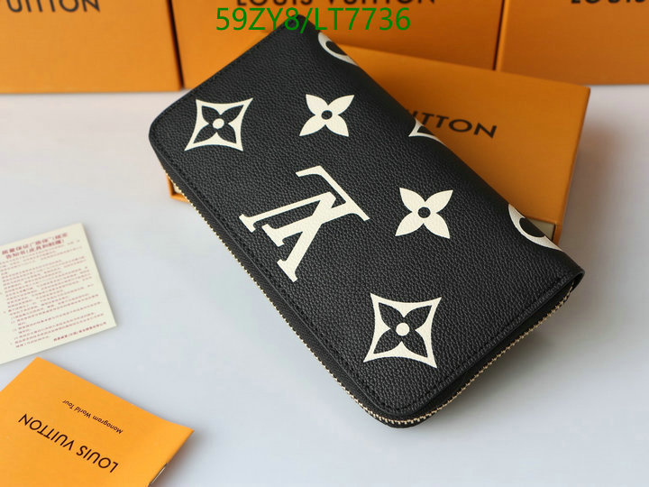 LV Bags-(4A)-Wallet-,Code: LT7736,$: 59USD