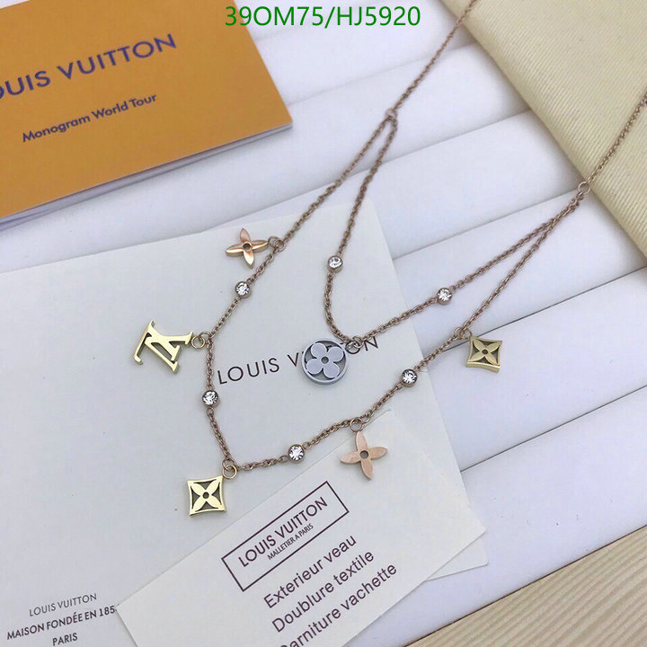Jewelry-LV,Code: HJ5920,$: 39USD