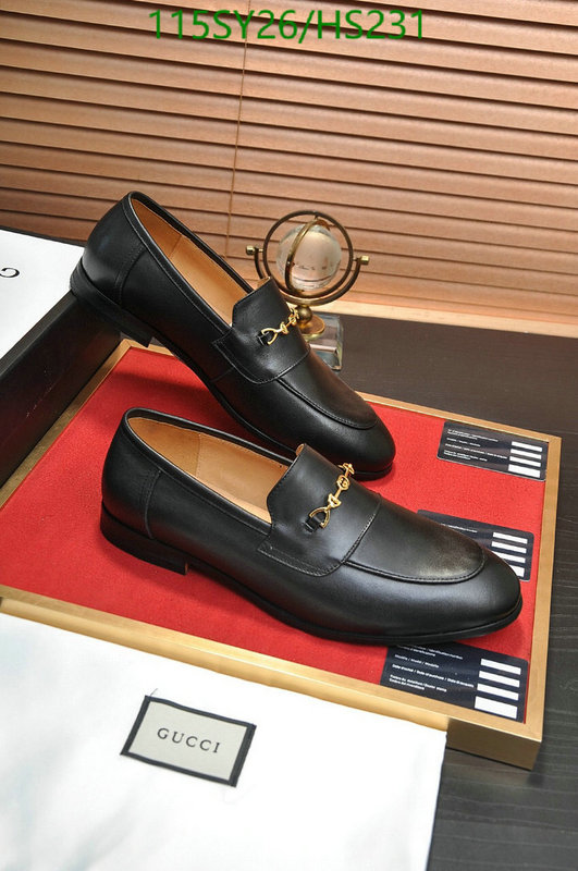 Men shoes-Gucci, Code: HS231,$: 115USD