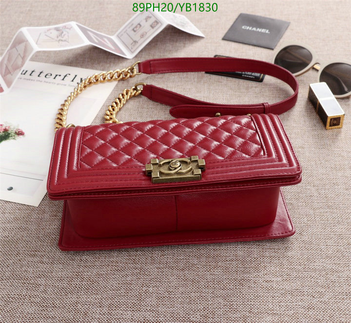 Chanel Bags ( 4A )-Le Boy,Code: YB1830,$: 89USD