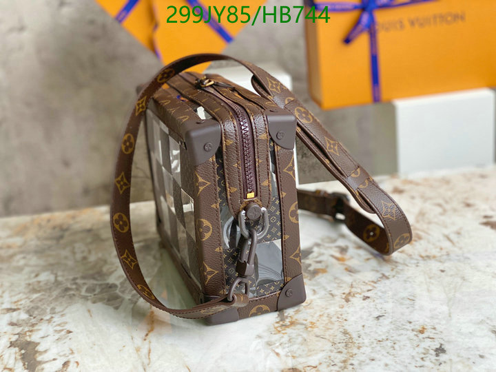 LV Bags-(Mirror)-Petite Malle-,Code: HB744,$: 299USD