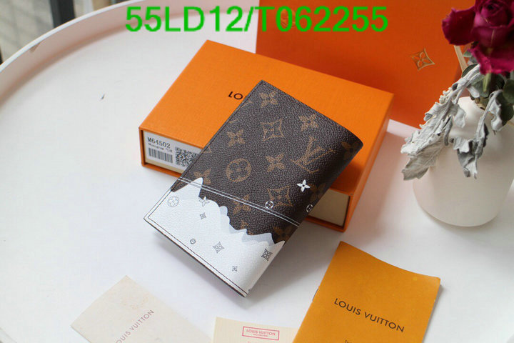 LV Bags-(Mirror)-Wallet-,Code: T062255,$: 55USD