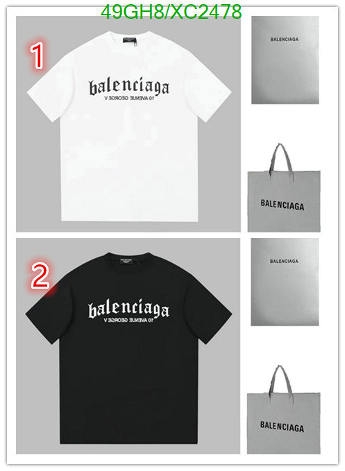 Clothing-Balenciaga, Code: XC2478,$: 49USD