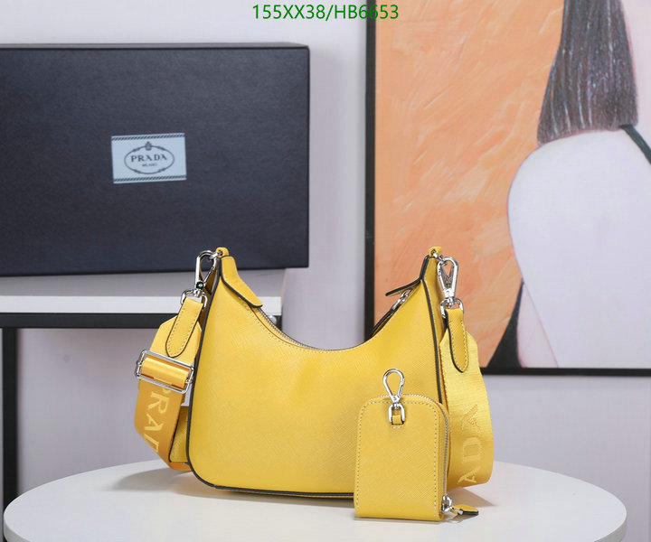 Prada Bag-(Mirror)-Re-Edition 2005,Code: HB6653,$: 155USD