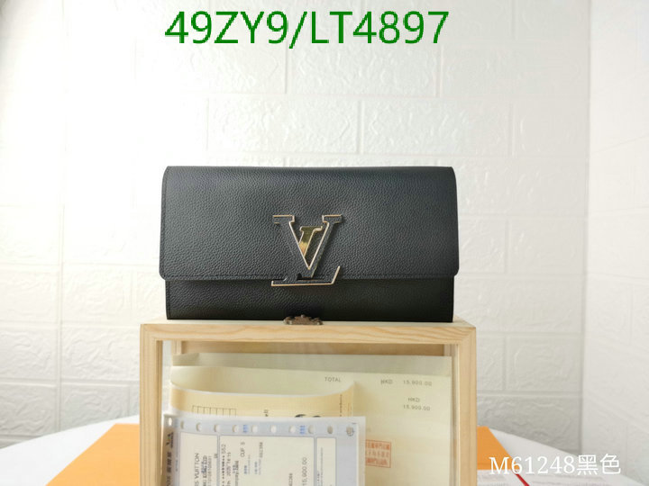 LV Bags-(4A)-Wallet-,Code: LT4897,$: 49USD