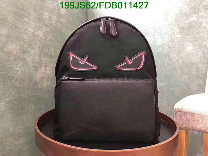 Fendi Bag-(Mirror)-Backpack-,Code: FDB011427,$: 199USD