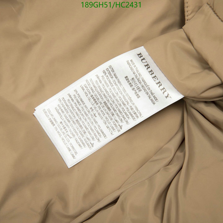Down jacket Women-Burberry, Code: HC2431,$: 189USD