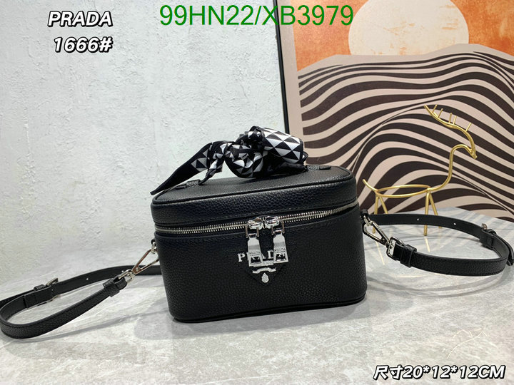 Prada Bag-(4A)-Diagonal-,Code: XB3979,$: 99USD