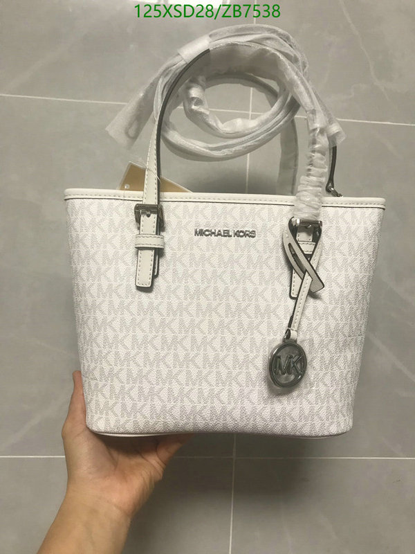 Michael Kors Bag-(Mirror)-Handbag-,Code: ZB7538,$: 125USD