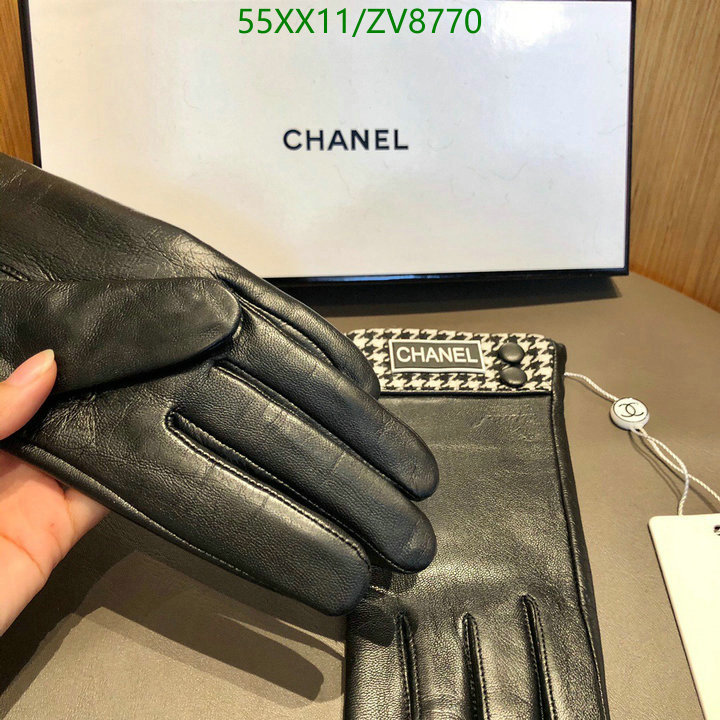 Gloves-Chanel, Code: ZV8770,$: 55USD