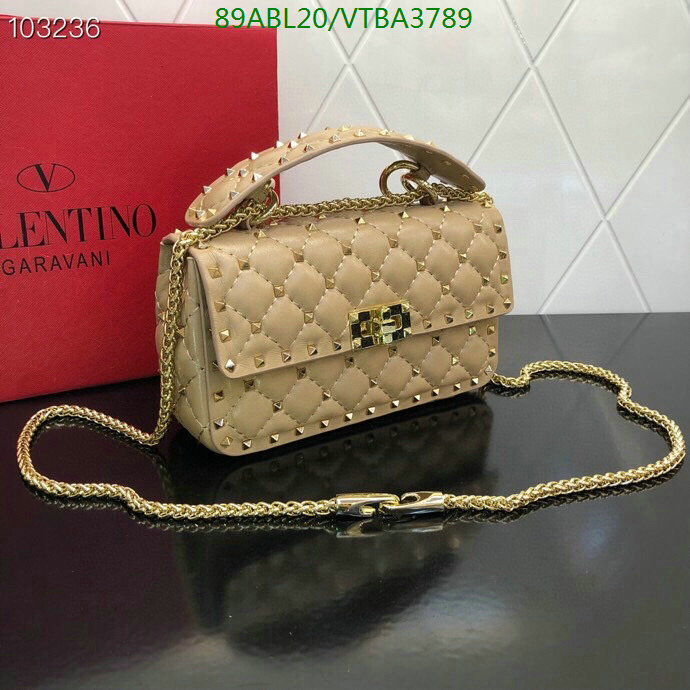 Valentino Bag-(4A)-Rockstud Spike-,Code: VTBA3789,$: 89USD