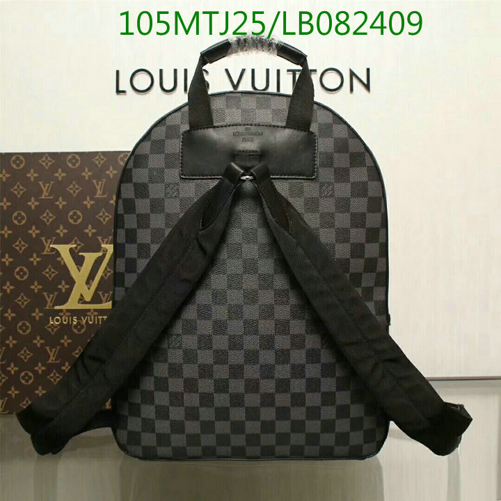 LV Bags-(4A)-Backpack-,Code: LB082409,$:105USD