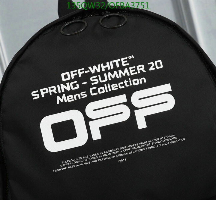 Off-White Bag-(Mirror)-Backpack-,Code: OFBA3751,$: 135USD