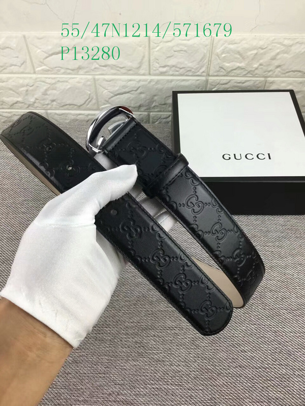 Belts-Gucci, Code： GGP010401,$: 55USD