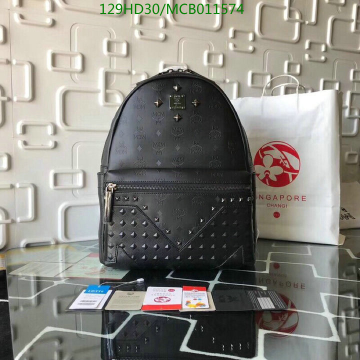 MCM Bag-(Mirror)-Backpack-,Code: MCB011574,$:129USD