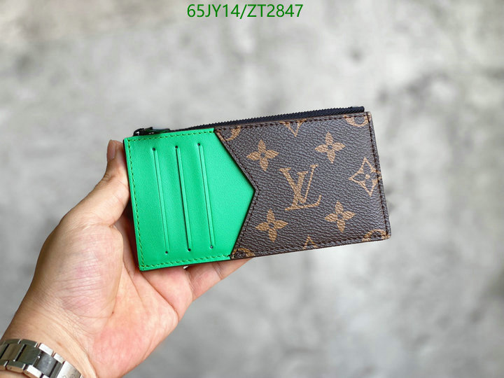 LV Bags-(Mirror)-Wallet-,Code: ZT2847,$: 65USD