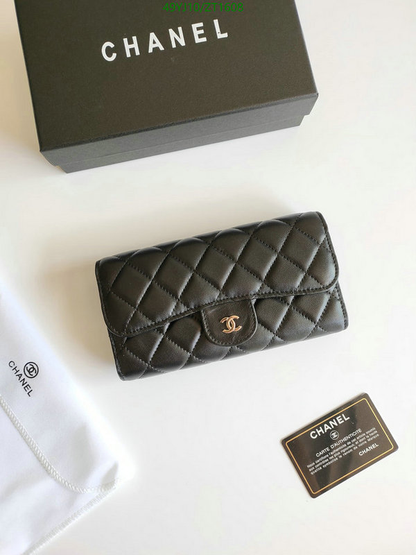 Chanel Bags ( 4A )-Wallet-,Code: ZT1608,$: 49USD