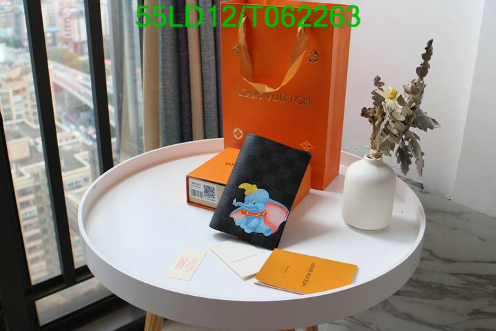 LV Bags-(Mirror)-Wallet-,Code: T062263,$: 55USD