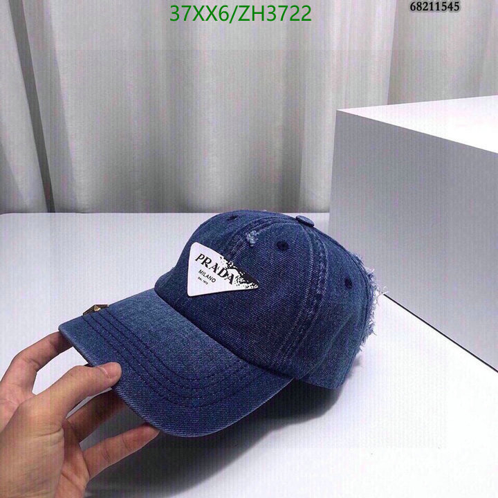 Cap -(Hat)-Prada, Code: ZH3722,$: 37USD