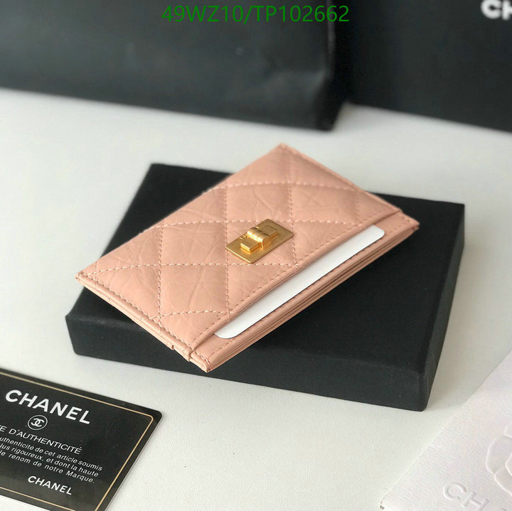 Chanel Bags ( 4A )-Wallet-,Code: TP102662,$: 49USD