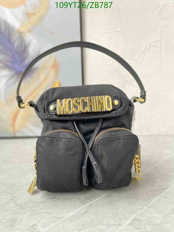 Moschino Bag-(Mirror)-Handbag-,Code: ZB787,$: 109USD