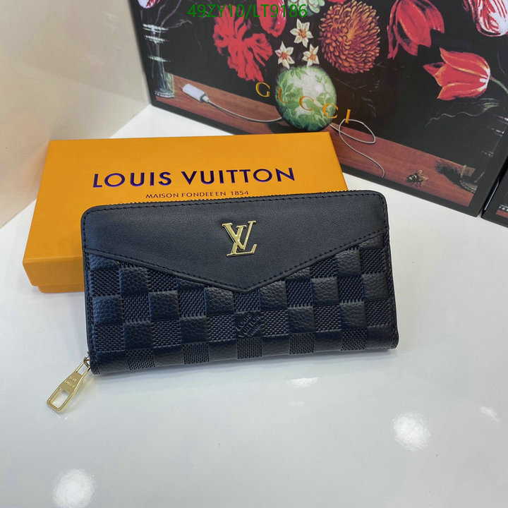 LV Bags-(4A)-Wallet-,Code: LT9186,$: 49USD