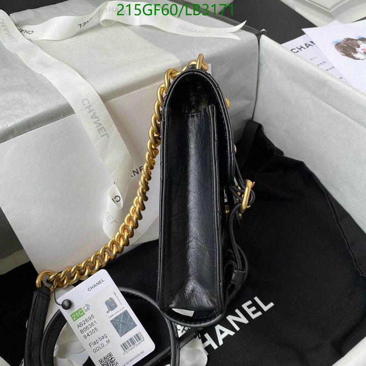 Chanel Bags -(Mirror)-Diagonal-,Code: LB3171,$: 215USD