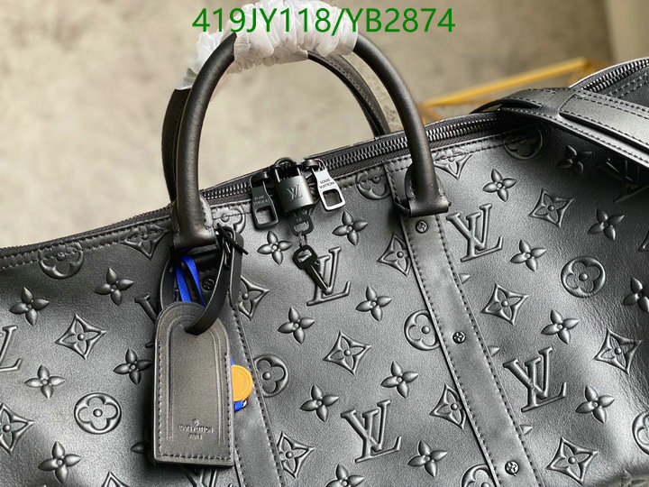 LV Bags-(Mirror)-Keepall BandouliRe 45-50-,Code: YB2874,$: 419USD