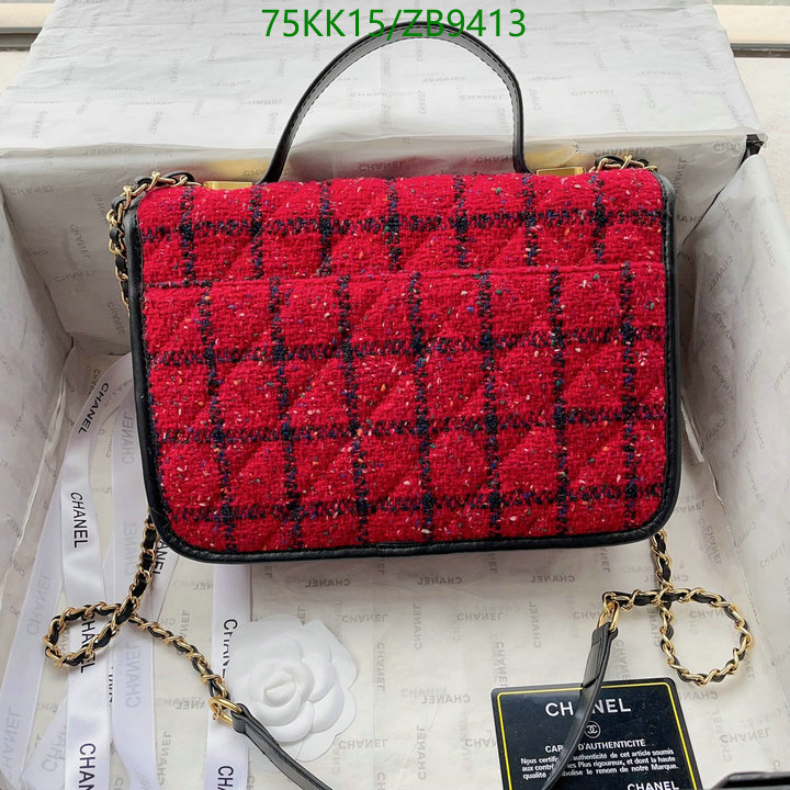 Chanel Bags ( 4A )-Diagonal-,Code: ZB9413,$: 75USD