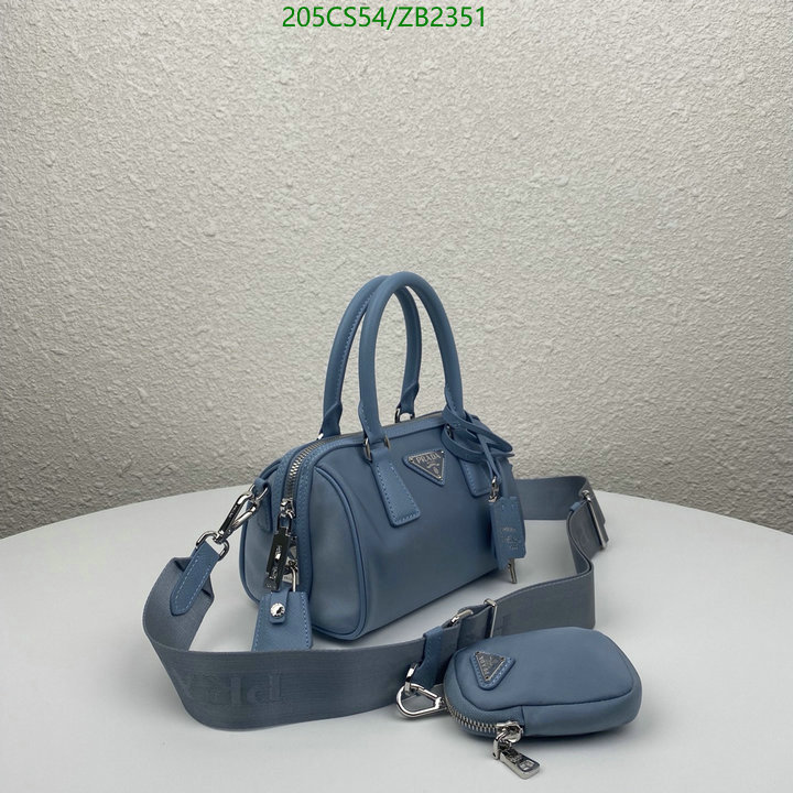 Prada Bag-(Mirror)-Diagonal-,Code: ZB2351,$: 205USD