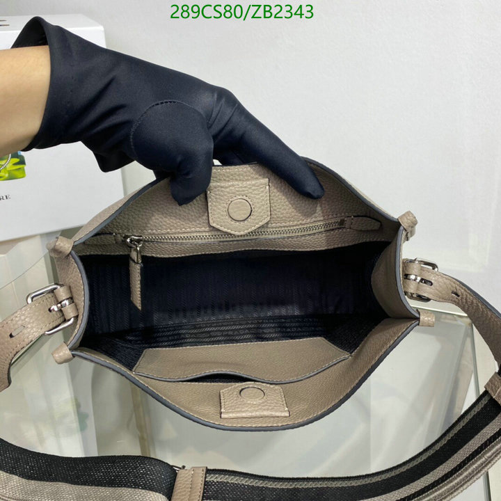 Prada Bag-(Mirror)-Diagonal-,Code: ZB2343,$: 289USD