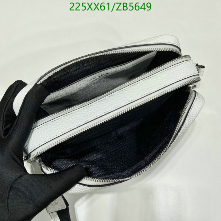 Prada Bag-(Mirror)-Diagonal-,Code: ZB5649,$: 225USD