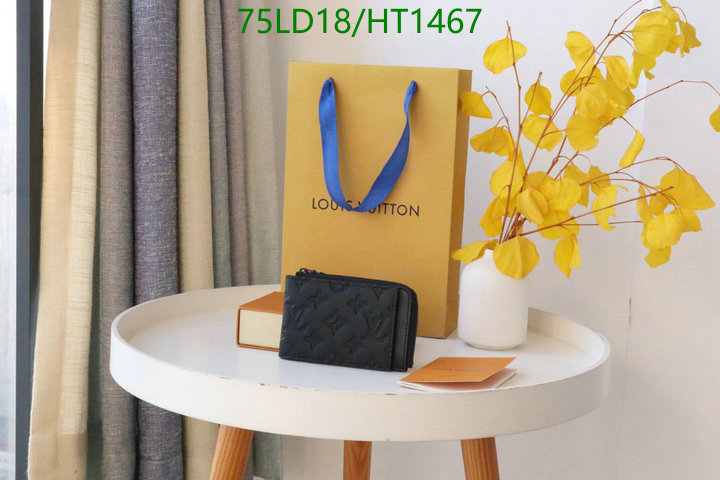 LV Bags-(Mirror)-Wallet-,Code: HT1467,$: 75USD