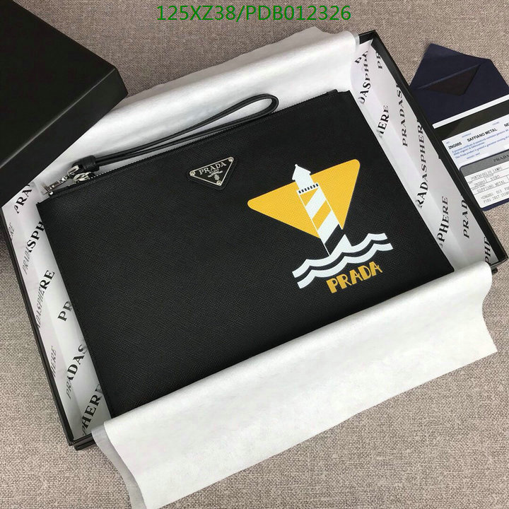 Prada Bag-(Mirror)-Clutch-,Code: PDB012326,$:125USD