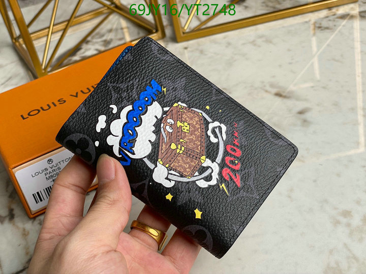 LV Bags-(Mirror)-Wallet-,Code: YT2748,$: 69USD