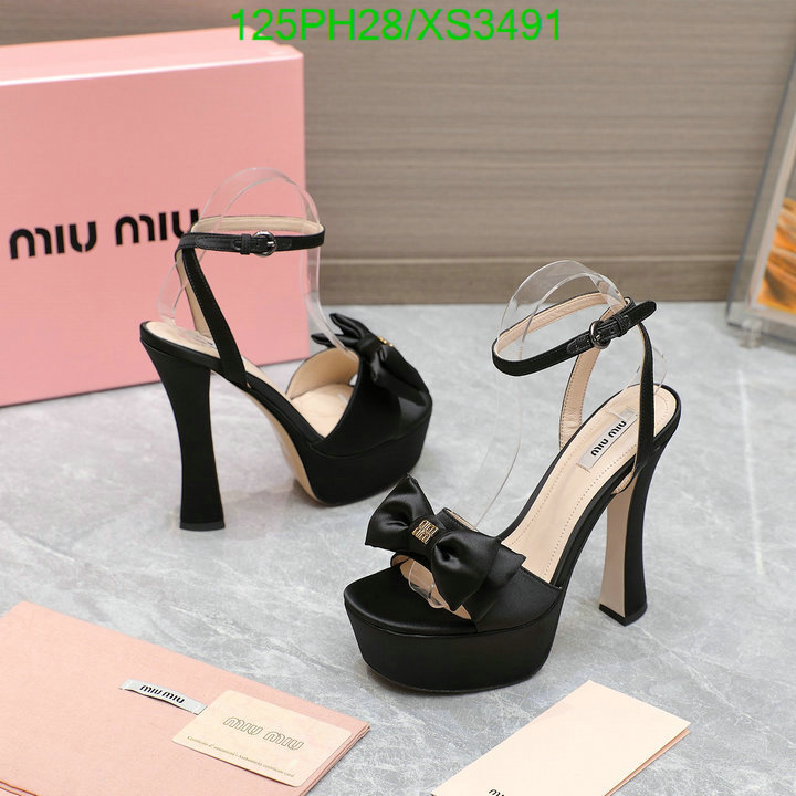Women Shoes-Miu Miu, Code: XS3491,$: 125USD