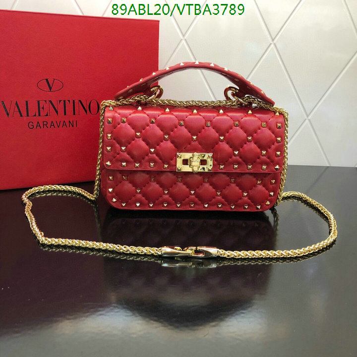 Valentino Bag-(4A)-Rockstud Spike-,Code: VTBA3789,$: 89USD