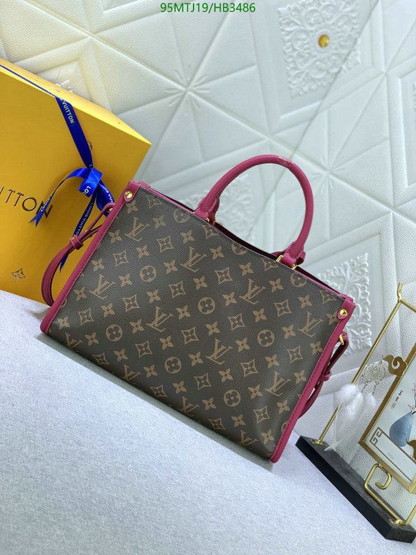 LV Bags-(4A)-Handbag Collection-,Code: HB3486,$: 95USD