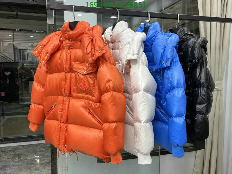 Down jacket Men-Moncler, Code: ZC5251,$: 169USD