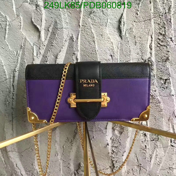 Prada Bag-(Mirror)-Diagonal-,Code: PDB060819,$: 249USD