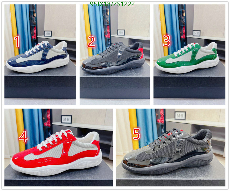 Men shoes-Prada, Code: ZS1222,$: 95USD