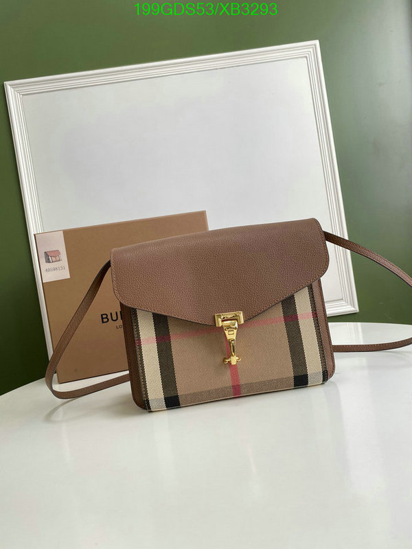 Burberry Bag-(Mirror)-Diagonal-,Code: XB3293,$: 199USD