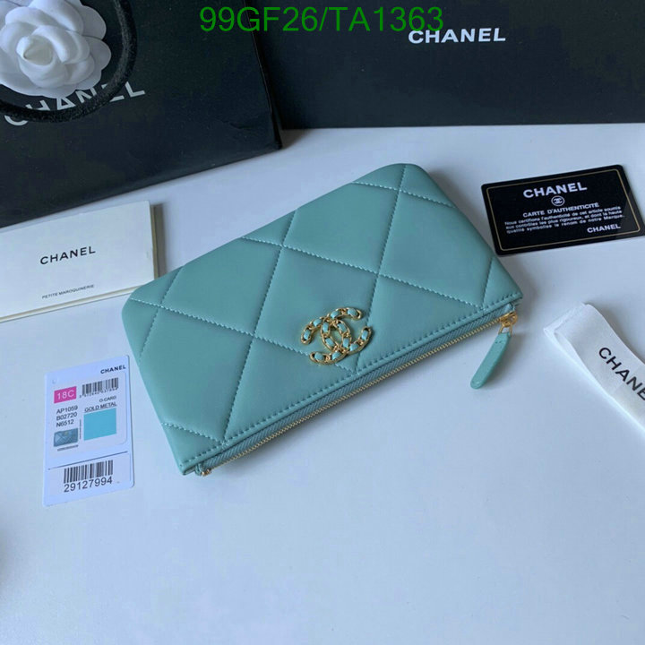 Chanel Bags -(Mirror)-Wallet-,Code: TA1363,$: 99USD