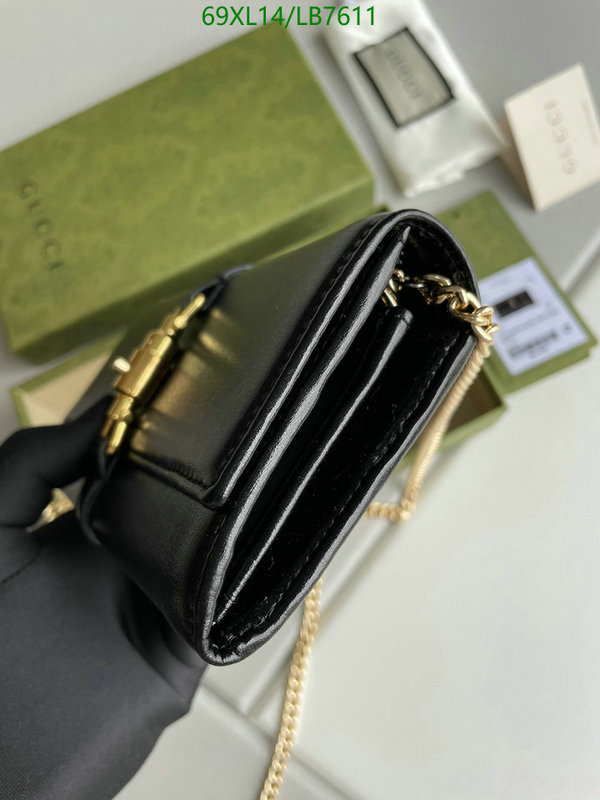 Gucci Bag-(4A)-Diagonal-,Code: LB7611,$: 69USD