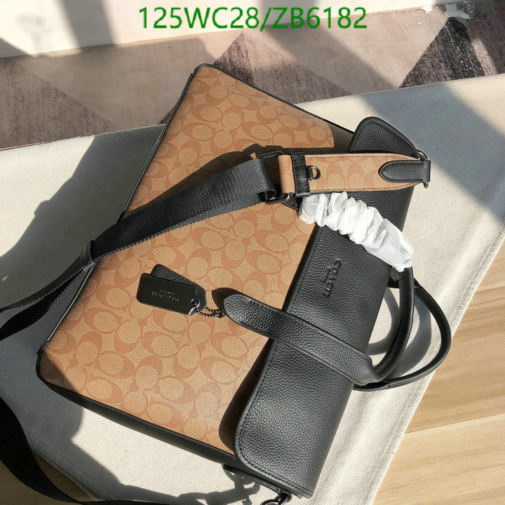 Coach Bag-(4A)-Handbag-,Code: ZB6182,$: 125USD