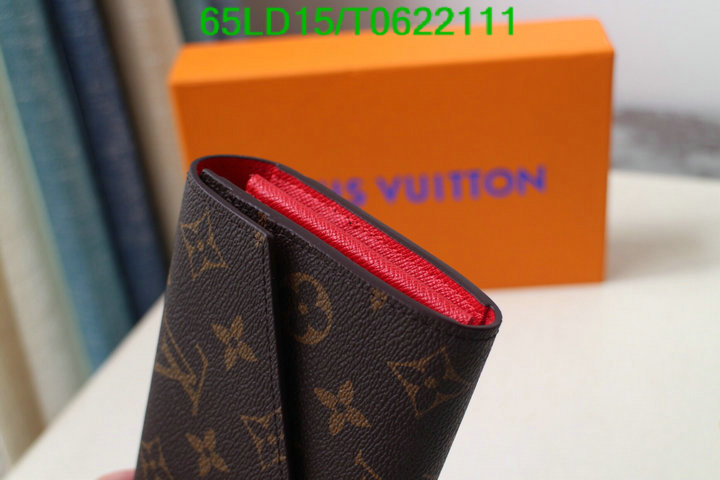 LV Bags-(Mirror)-Wallet-,Code: T0622111,$: 65USD