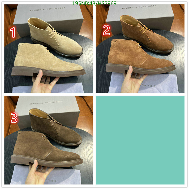 Men shoes-Brunello Cucinelli, Code: HS2969,$: 195USD