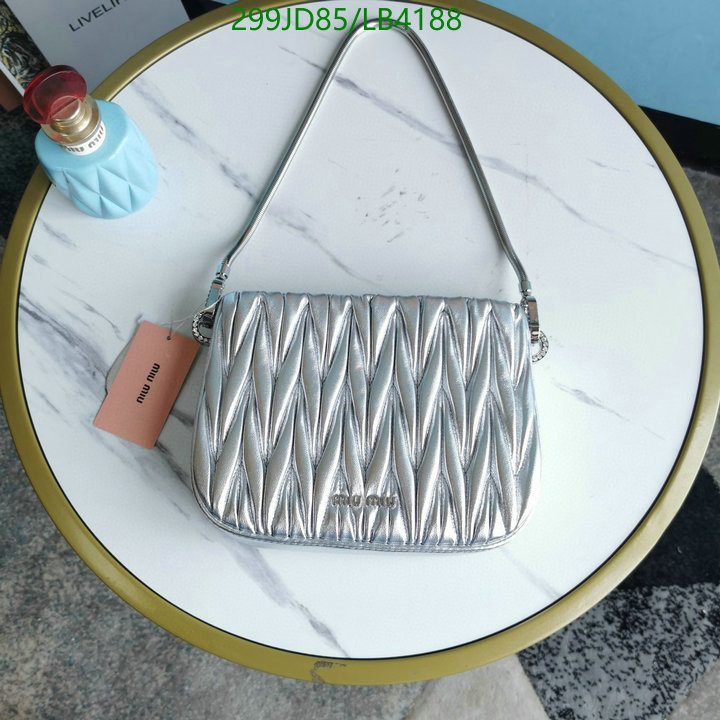 Miu Miu Bag-(Mirror)-Diagonal-,Code: LB4188,$: 299USD