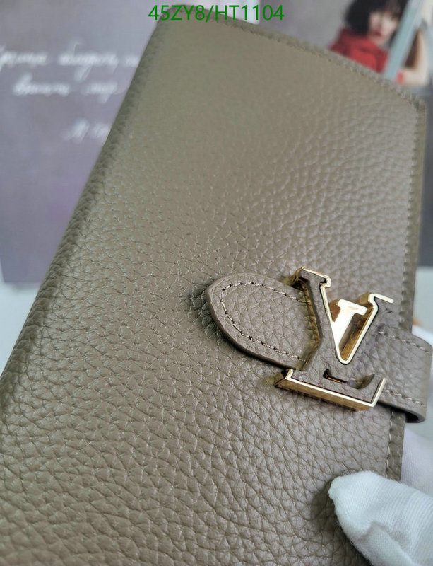 LV Bags-(4A)-Wallet-,Code: HT1104,$: 45USD